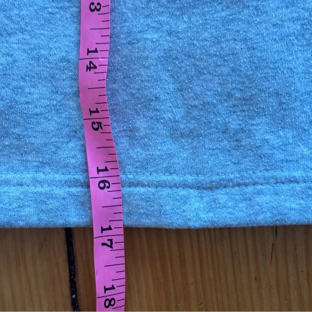 Converse Cropped Hoodie Gray Pink Logo Youth M (10-12)